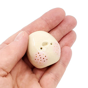 Figurine - Lucky Potato Bud Vase (Single Hole, Pink Cheeks) by The Pottery Parade