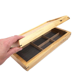 Jewelry Box - Large Valet Box (Tamo Ash, Spalted Maple) by Mikutowski Woodworking