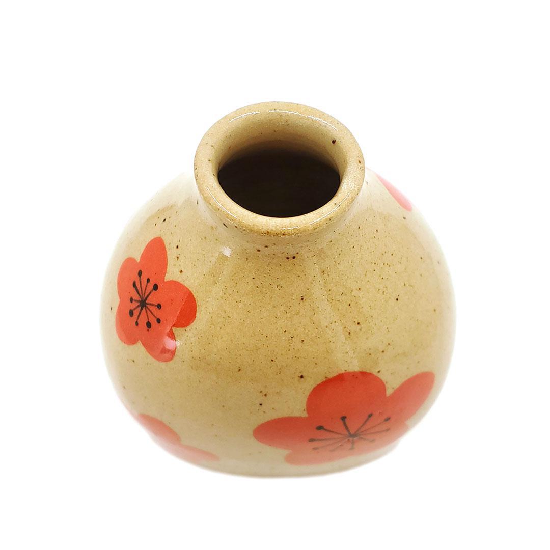 **Small Vases - Short Red Pattern by Jennifer Fujimoto