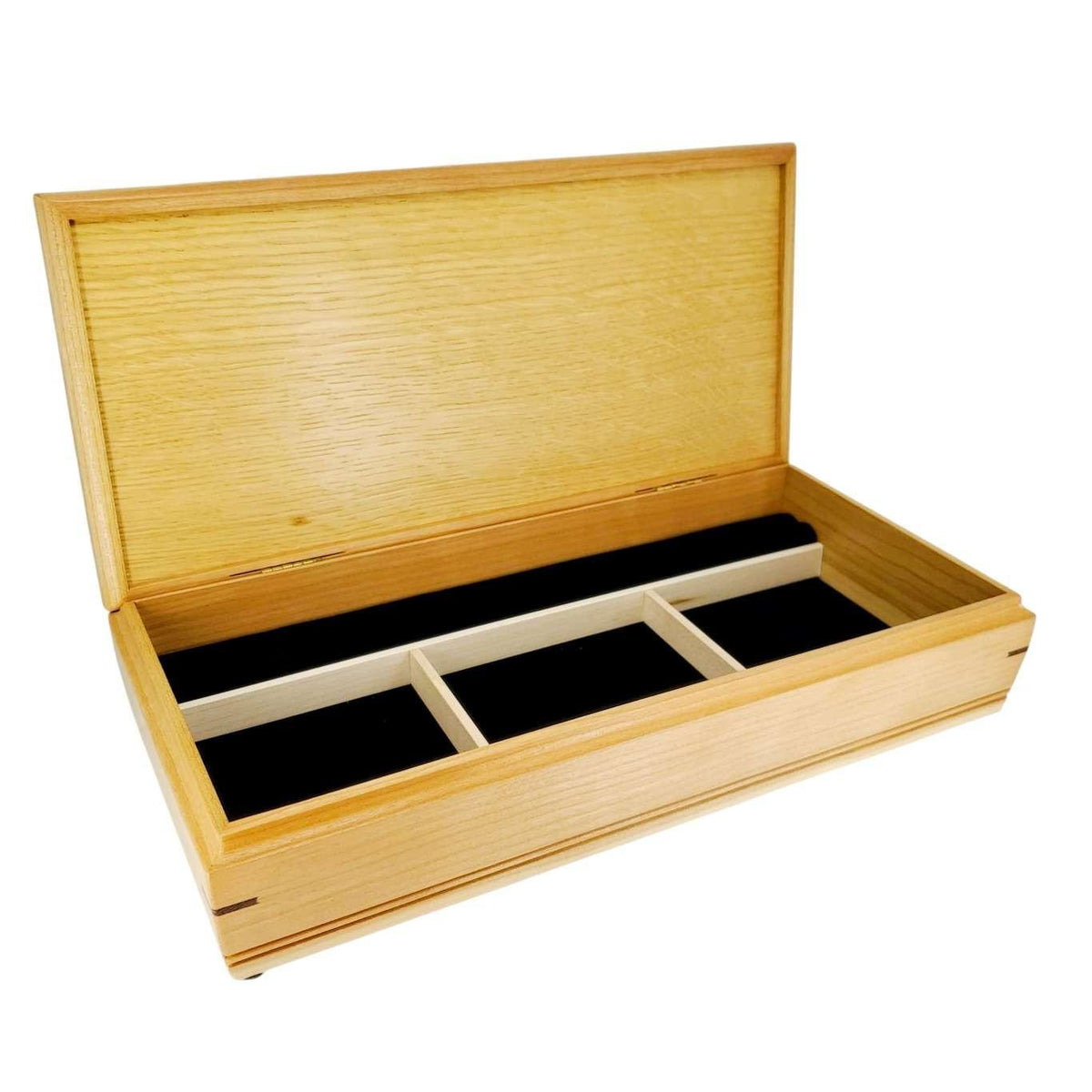 Jewelry Box - Medium - Sentinel (Cherry, Wenge, Zebrawood) by Mikutowski Woodworking