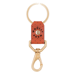 Keychain - Short Brass Swivel (Assorted Colors) by Woolly Made