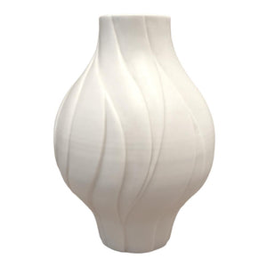 Vase – Tall Gourd Layered Carved by Michelle Williams Ceramics