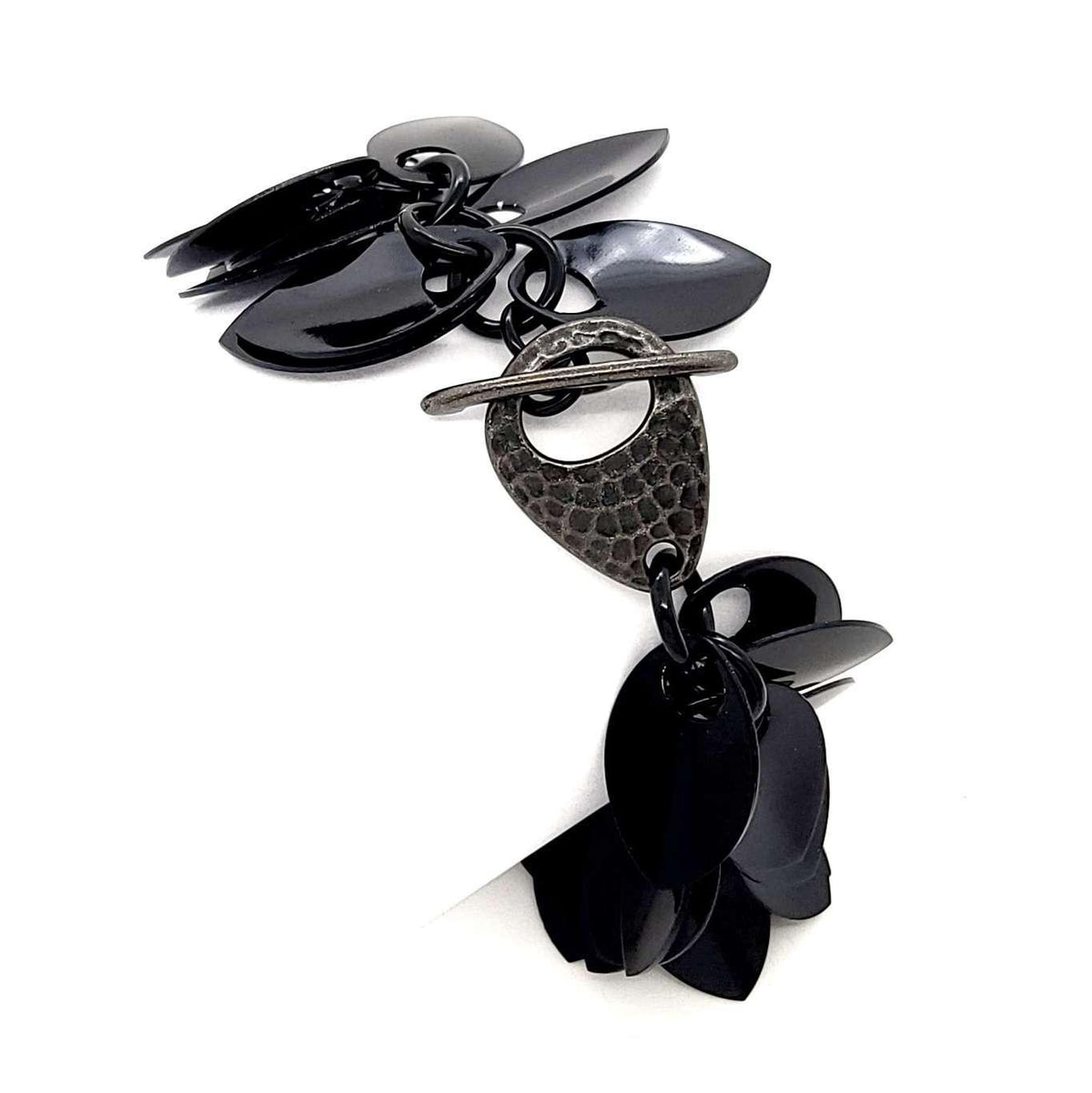 Bracelet - Leaf Cascade (Black) by Rebeca Mojica