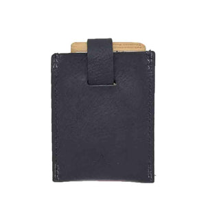 Wallet - Black - Key Pop-Up Leather Wallet by Divina Denuevo