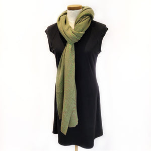Wrap - Forest Fern in Pistachio and Pebble by Liamolly