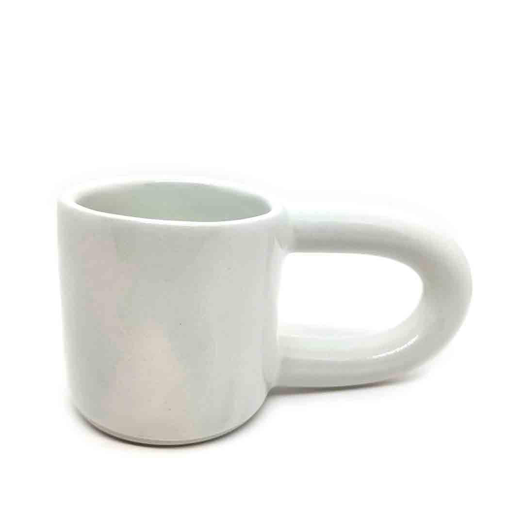 Mug - Sturdy Mug in Gloss White by Guten Co.
