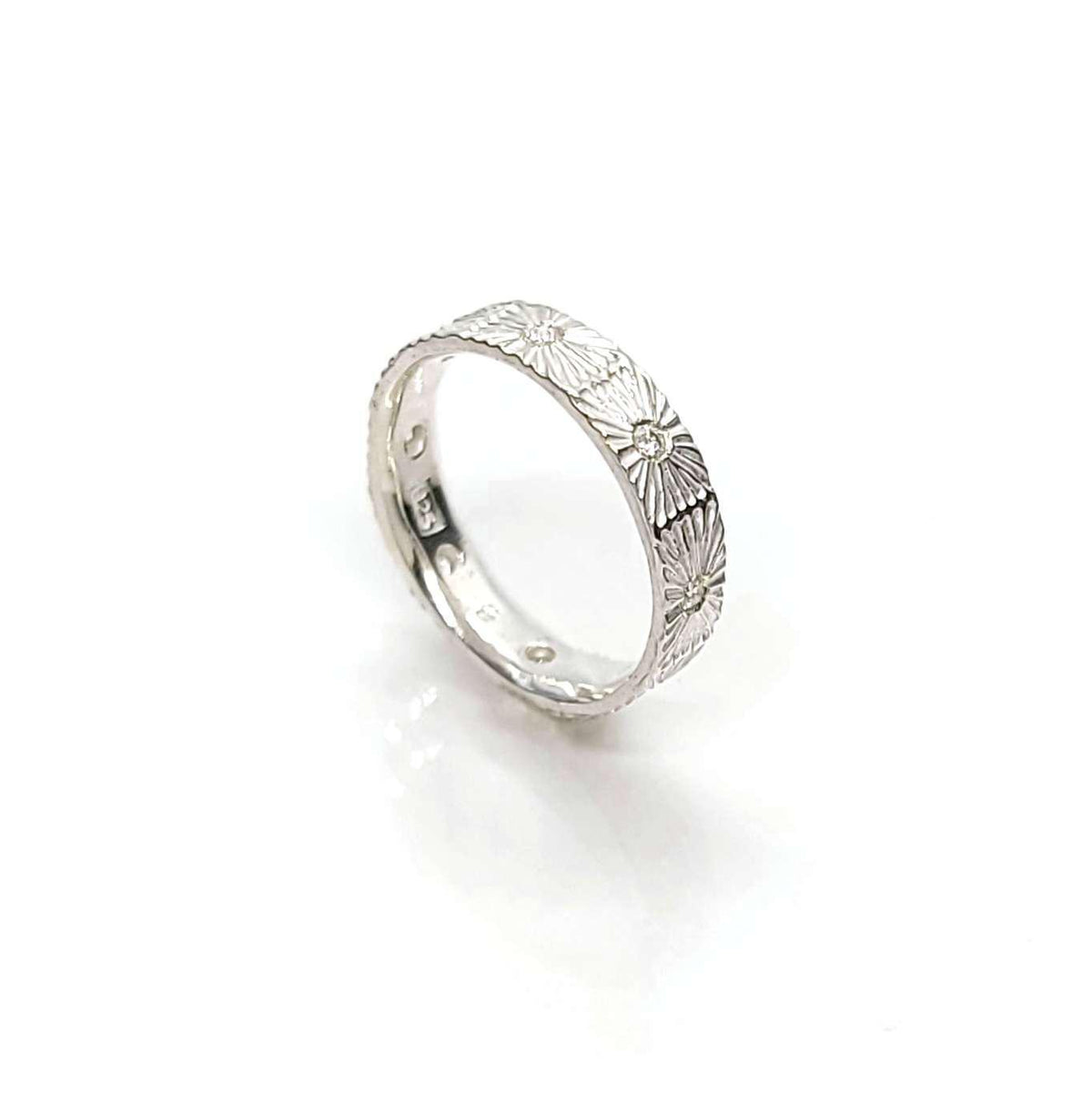 Ring - Size 8 - Nova Eternity (Bright Sterling Silver, Diamond) (Last One!) by Corey Egan