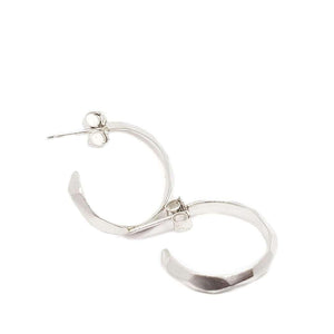 Earrings - Denali Hoops in Sterling Silver by Corey Egan