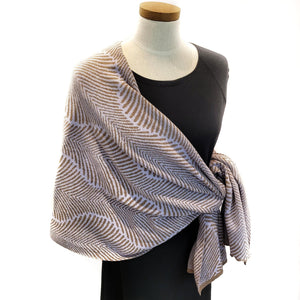 Wrap - Forest Fern in Lavender and Pebble by Liamolly