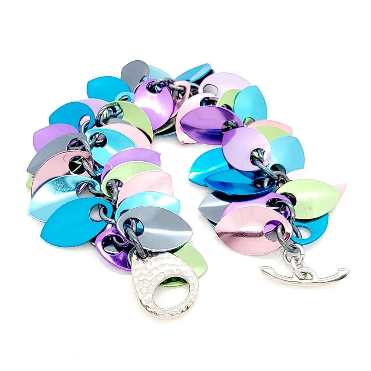 Bracelet - Leaf Cascade (Cosmic Unicorn) by Rebeca Mojica