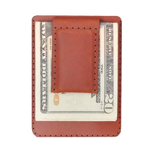 Wallet – Money Clip in Smooth Leather (Assorted Colors) by Woolly Made