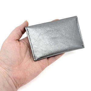 Wallet - Snap Card Case in Reclaimed Leather (Assorted Colors) by Crystalyn Kae