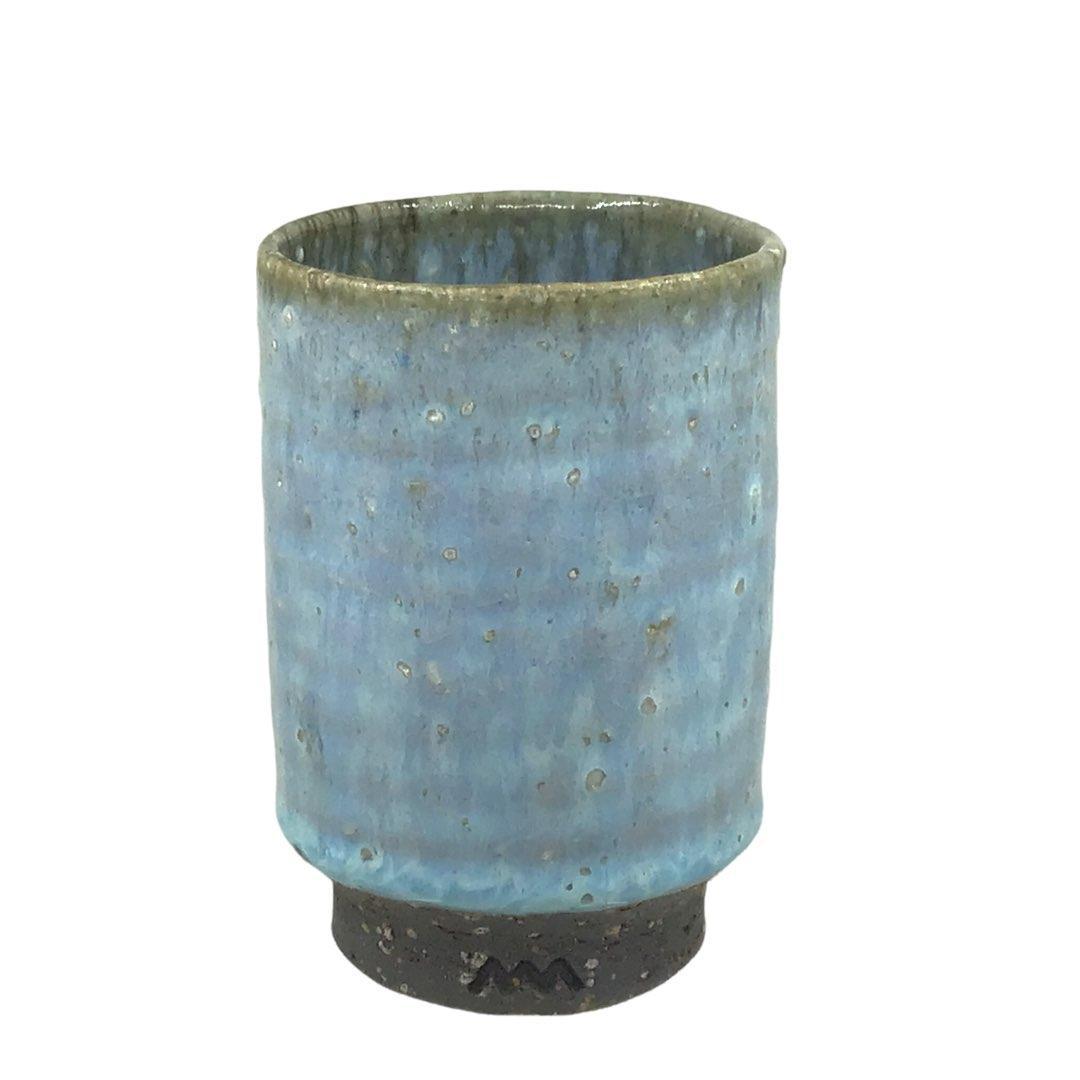 Cup - Large Hydrangea Iga-yaki by Asemi Co.