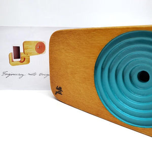 Wooden Sound System - Salt Turquoise Speaker by Bitti Gitti Design Workshop