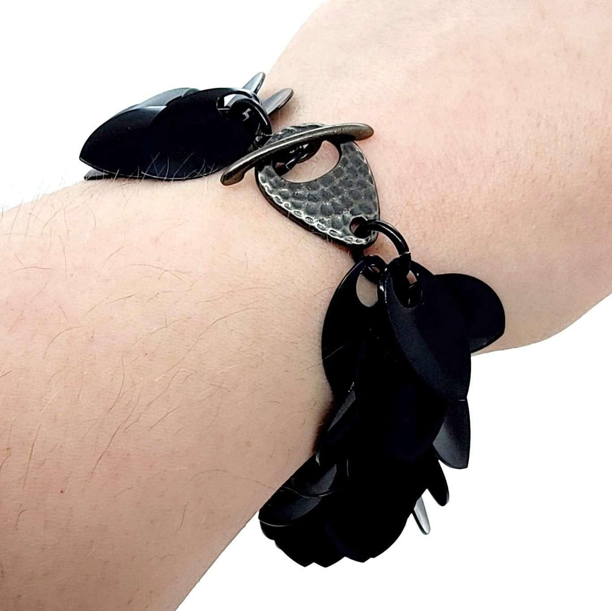 Bracelet - Leaf Cascade (Black) by Rebeca Mojica