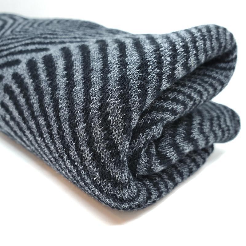 Wrap - Forest Fern in Charcoal Gray and Black by Liamolly