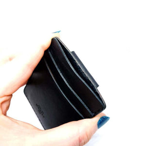 Wallet – Money Clip in Smooth Leather (Assorted Colors) by Woolly Made