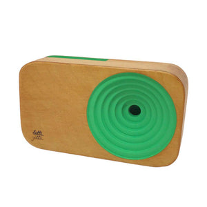 Wooden Sound System - Mint Green Speaker by Bitti Gitti Design Workshop