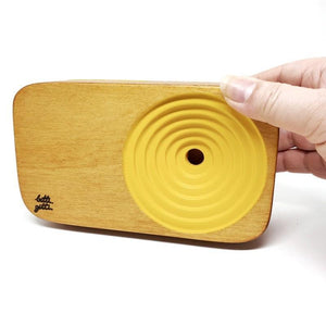 Wooden Sound System - Yolk Yellow Speaker by Bitti Gitti Design Workshop