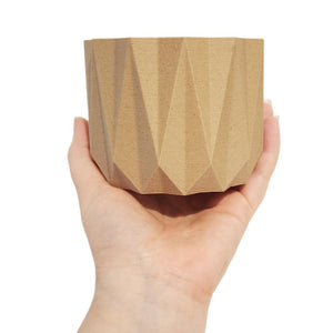 Planters - Medium Origami (Natural) by Minimum Design