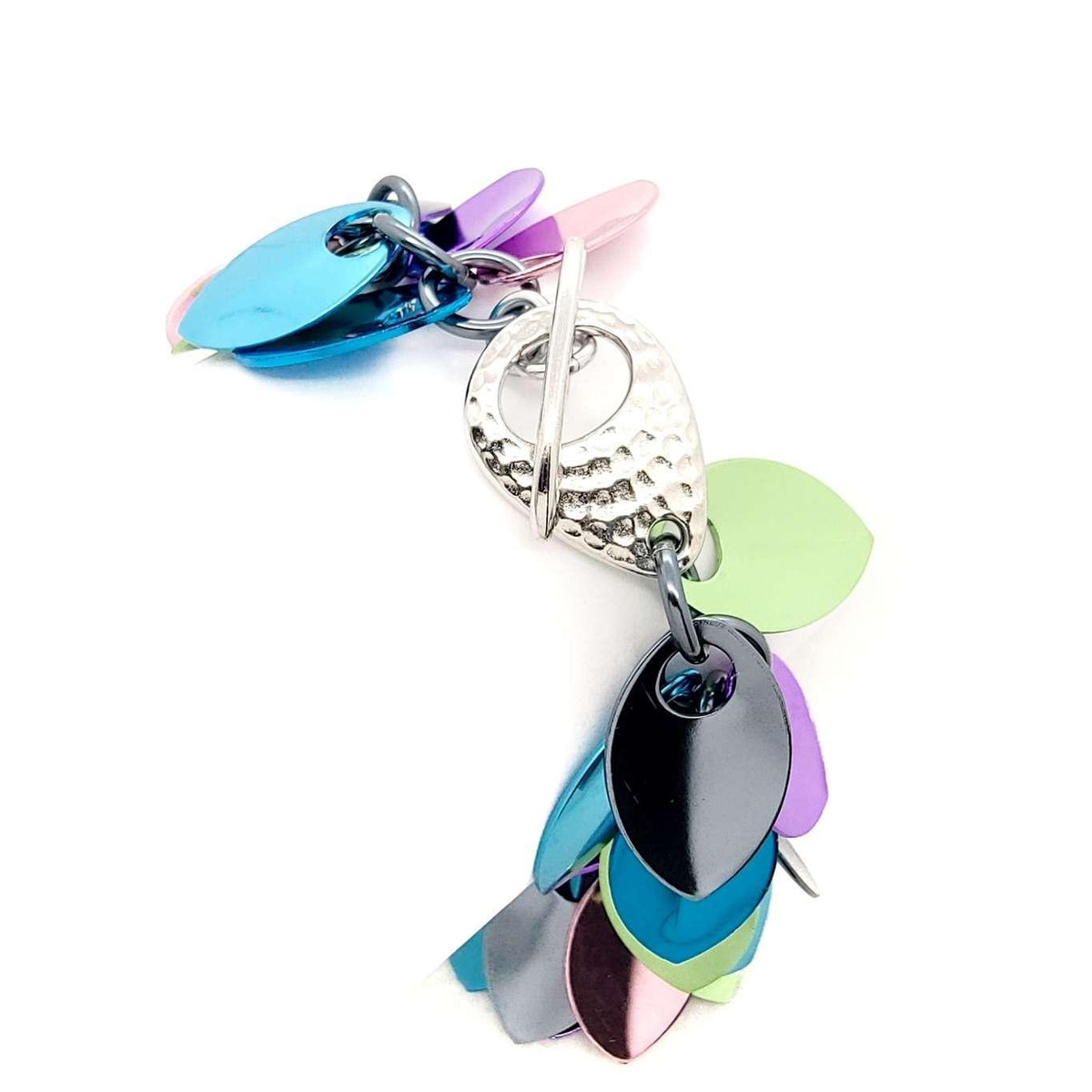 Bracelet - Leaf Cascade (Cosmic Unicorn) by Rebeca Mojica