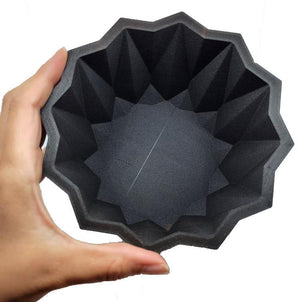 Planters - Large Origami (Black) by Minimum Design