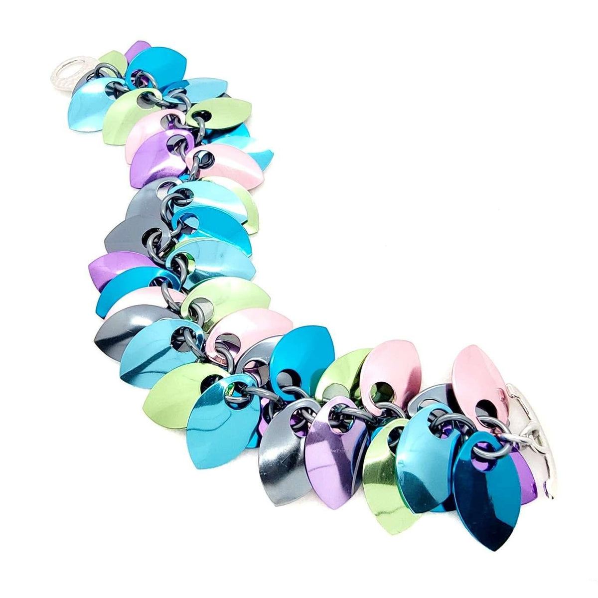 Bracelet - Leaf Cascade (Cosmic Unicorn) by Rebeca Mojica