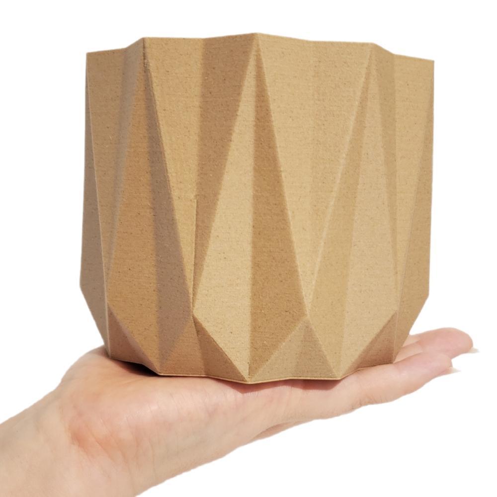 Planters - Large Origami (Natural) by Minimum Design