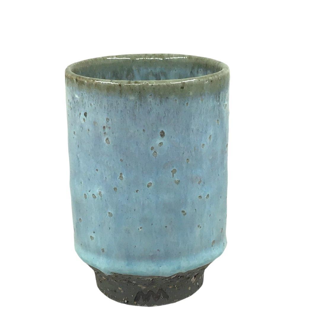 Cup - Large Hydrangea Iga-yaki by Asemi Co.