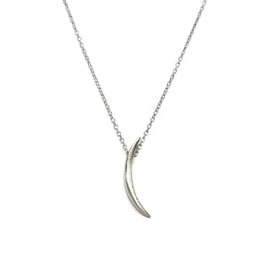 Necklace - Crescent Moon in Sterling Silver by Michelle Chang