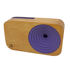 Wooden Sound System - Coaster Purple Speaker by Bitti Gitti Design Workshop