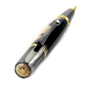 Pen - Classic Twist - Raven (Black Resin Maple Wood) by Embark Wood