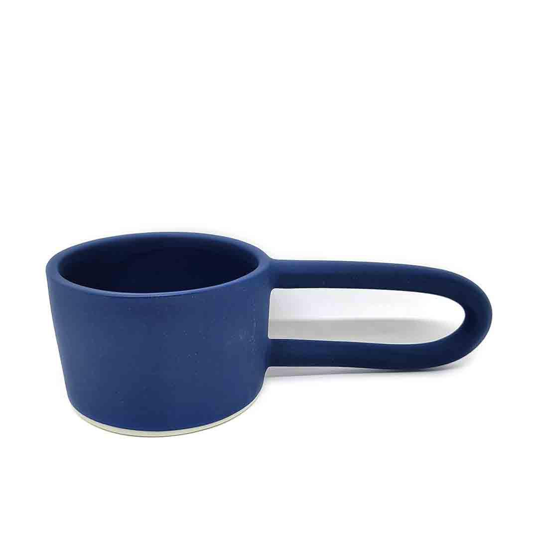 Mug - Hairpin Mug in Matte Cobalt by Guten Co.