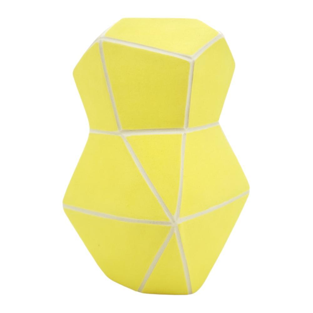 Vase – Large Geo Bud Vase Yellow by Chris Theiss for KLT:works