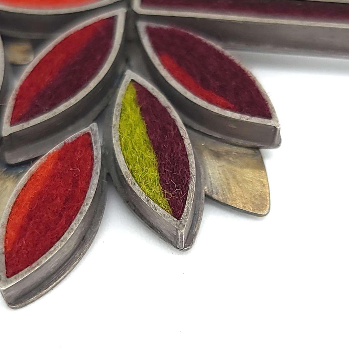 Brooch Pin - Autumn Perfect Tree in Hot Earth by Michele A. Friedman