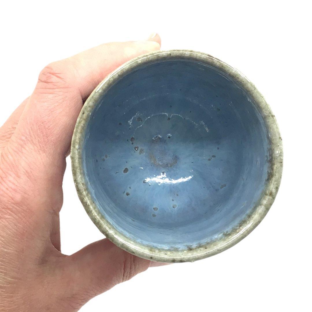 Cup - Large Hydrangea Iga-yaki by Asemi Co.