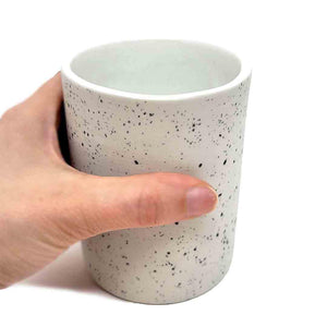 Cup - Speckle Tumbler in White by Guten Co.