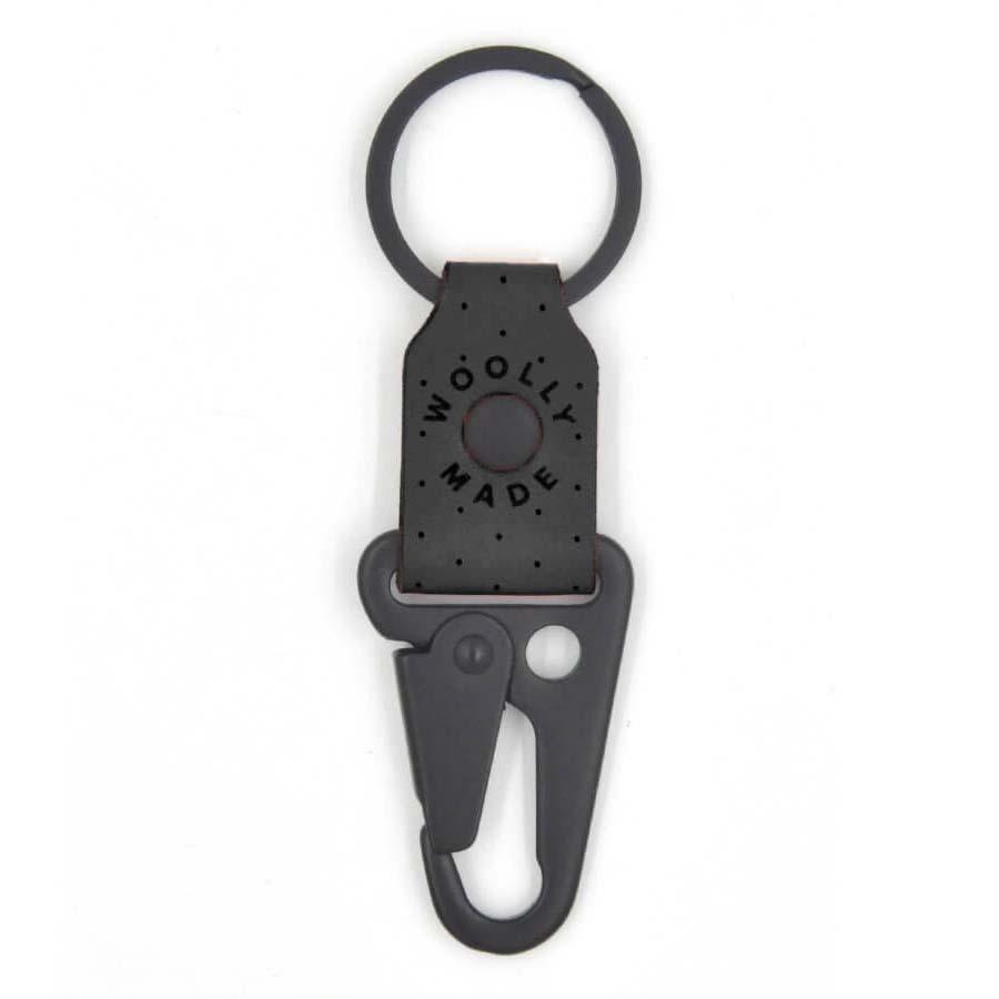 Keychain – Clip Short in Perforated Leather (Assorted Colors) by