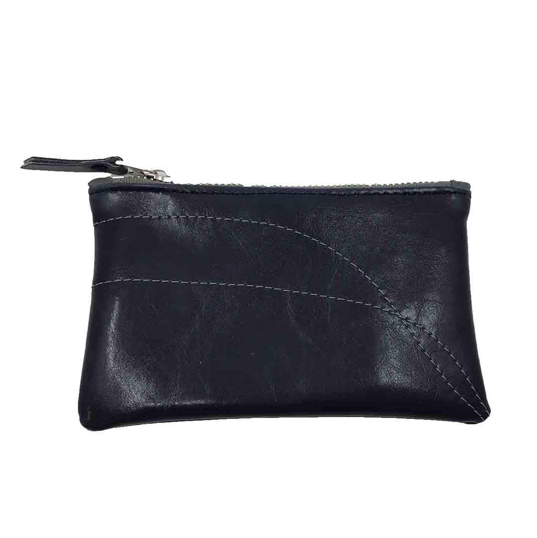 Small Clutch Bag Canvas Grey and Leather Grey Colorz