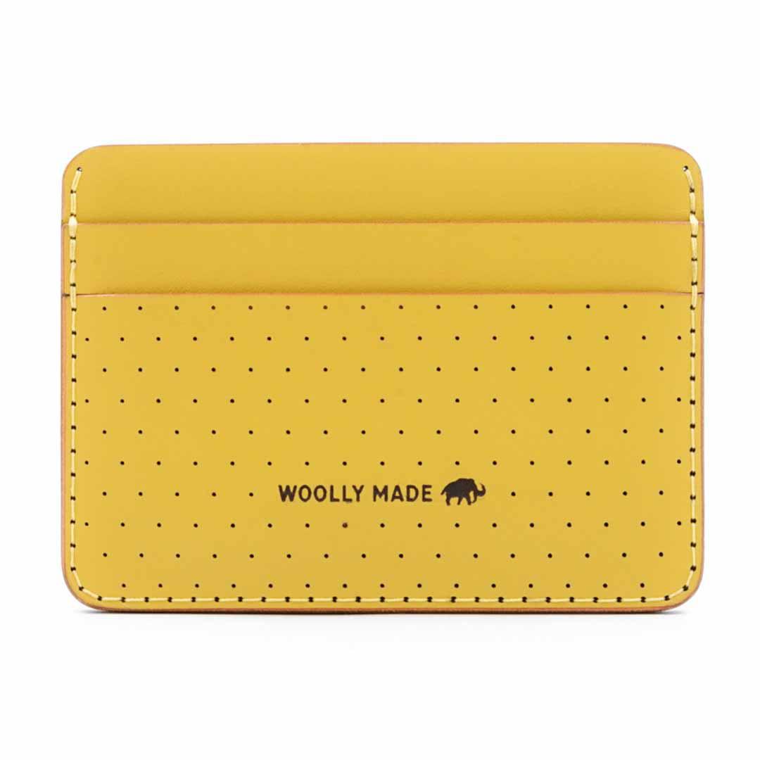 Wallet – Half-Size Perforated Leather (Assorted Colors) by Woolly Made
