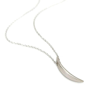 Necklace - Crescent Moon in Sterling Silver by Michelle Chang
