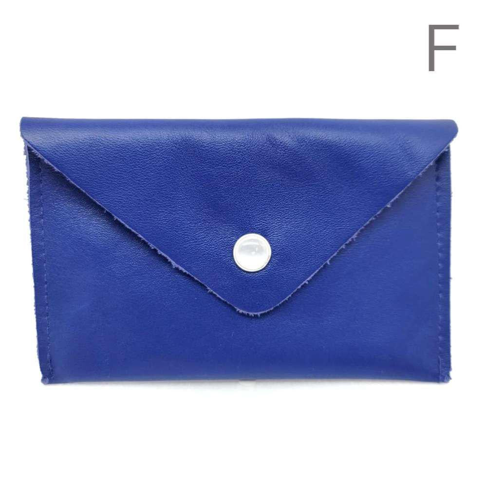 Wallet - Snap Card Case in Reclaimed Leather (Assorted Colors) by Crystalyn Kae