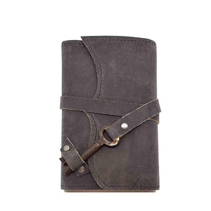 Journal - Small Nottinghill in Smoke Gray Leather by Divina Denuevo