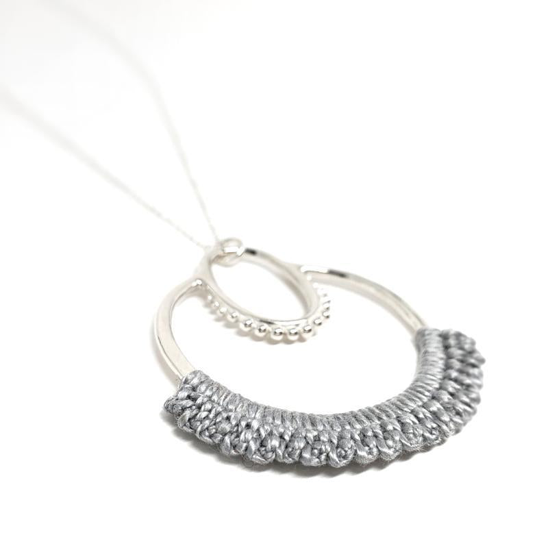 Necklaces - Slate Sterling Maha by Twyla Dill
