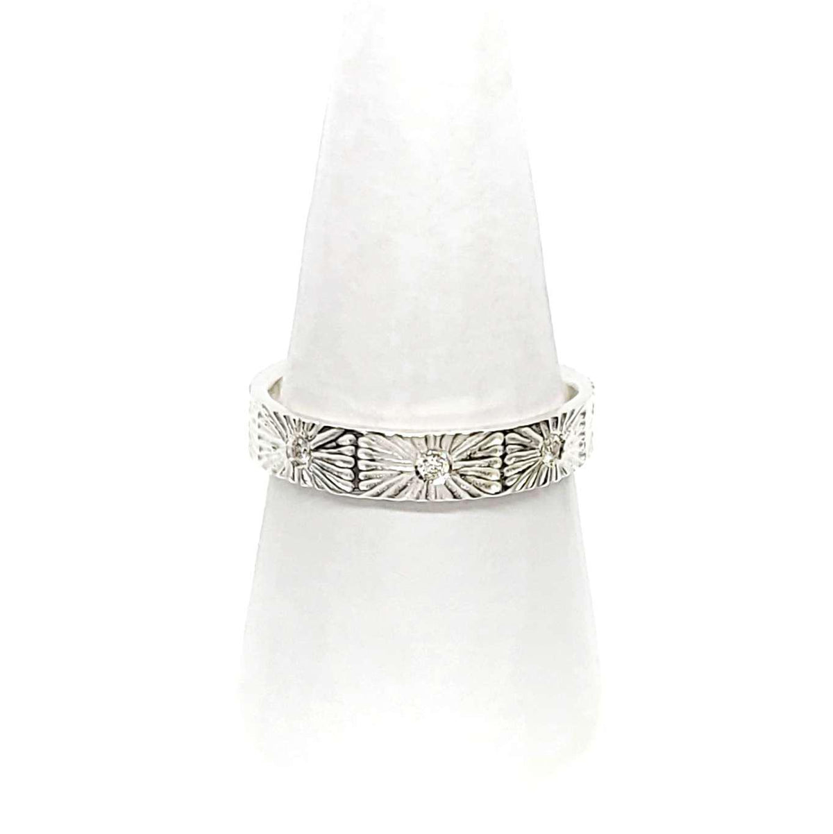 Ring - Size 8 - Nova Eternity (Bright Sterling Silver, Diamond) (Last One!) by Corey Egan