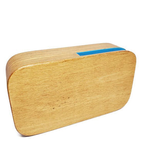 Wooden Sound System - BizViz Blue Speaker by Bitti Gitti Design Workshop