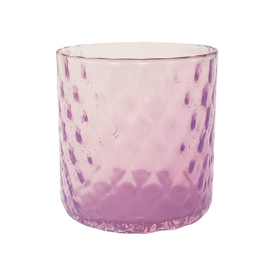 Drinkware - Deco Tumbler in Mystic Pink Glass by Dougherty Glassworks