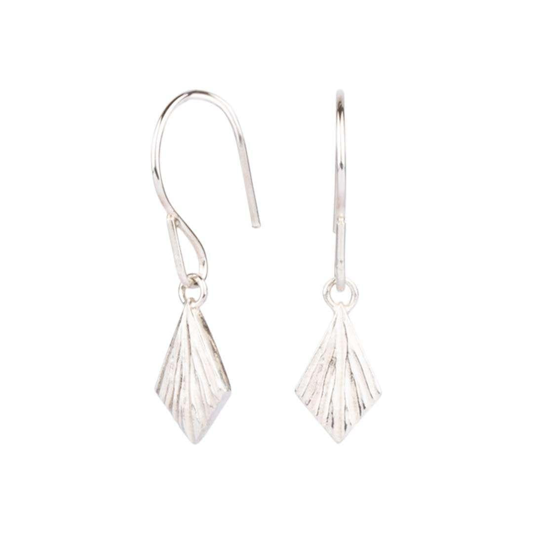 Earrings - Flame Drops (Sterling Silver) by Corey Egan