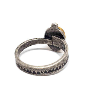 Ring - Size 9.25 - OOAK Labradorite Ring in Mixed Metals by Allison Kallaway