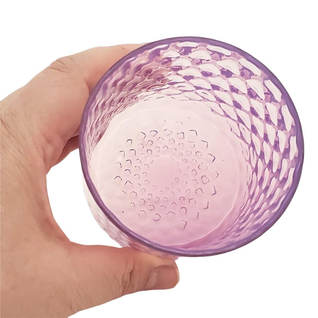 Drinkware - Deco Tumbler in Mystic Pink Glass by Dougherty Glassworks -  Bezel & Kiln